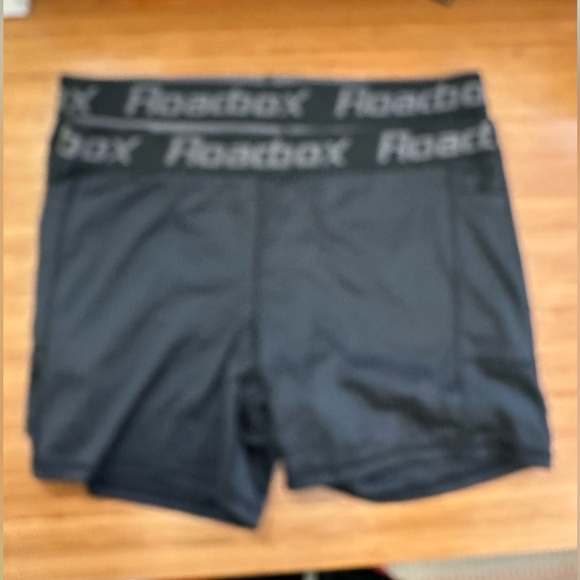 2 Pack Women's Black Athletic Shorts - Picture 2 of 4